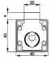 Preview: Aufschraubschloss Dorn 25 mm