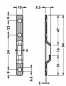 Preview: Wandschiene zu WAB 821.12 lins/rechts