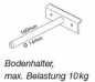 Preview: Bodenhalter zu Paneelsystem 21, bis 10 kg