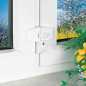 Preview: Fenster-Zusatzschloss DFS 95 braun