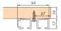 Preview: Doppellaufschiene zum Aufschrauben L: 3500 mm