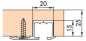 Preview: Einfachlaufschiene zum Schrauben L: 3500 mm