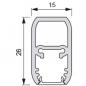 Preview: LED Leuchtenprofil Free, 2100 mm