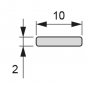 Preview: LED Grundprofil, 2500 mm