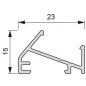 Preview: LED Leuchtenprofil Porto 3, 3000 mm