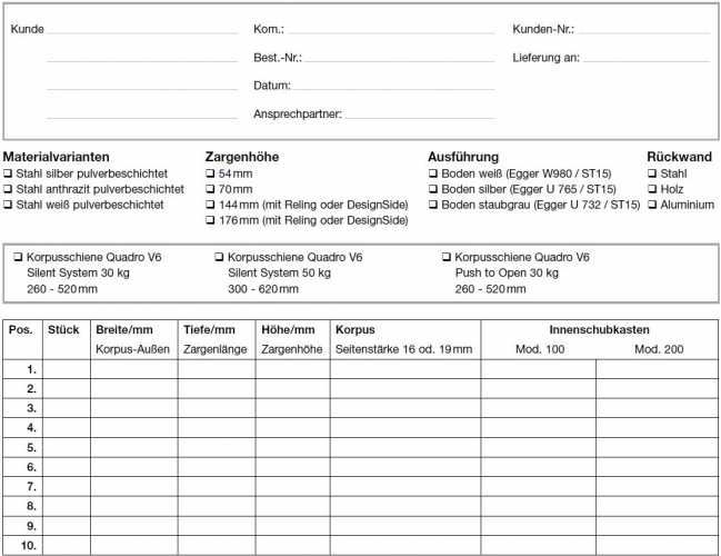 Vollauszug bis 50 kg, Länge: 620 mm