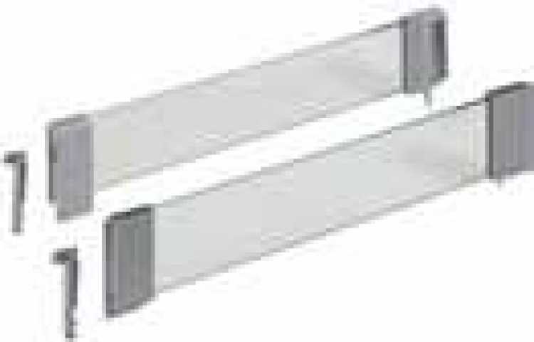 DesignSide Floatglas klar/KS grau H: 144 mm, L: 350 mm