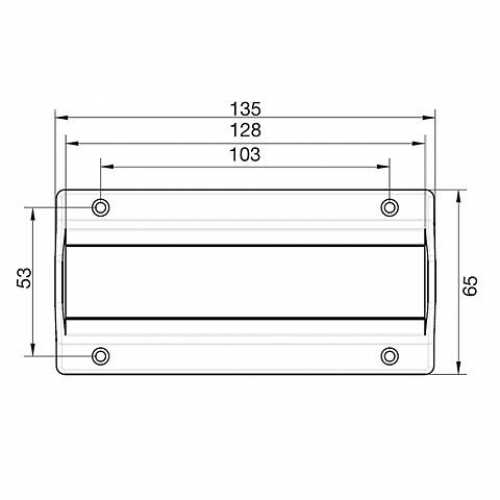 Kabelklemme, L: 135 mm, 7 Schlaufen, grau