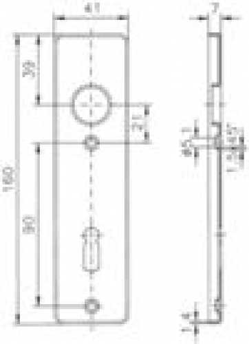 Zt-Kurzschild PZ Modell 236, Aluminium F1