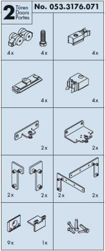 Garnitur EKU Clipo 25 GR Mixslide