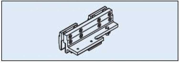 Klemmschuh Alu für Glasstärke 8 - 12,7 mm GW / GWF