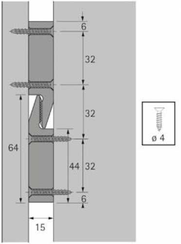 Einhängebeschlag Multi Clip