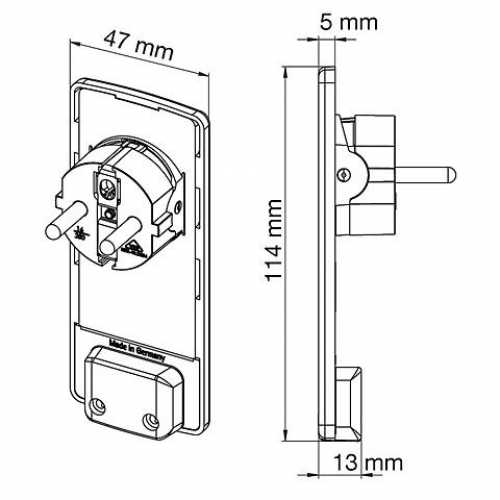 EVOline PLUG Hochvolt-Stecker, weiß