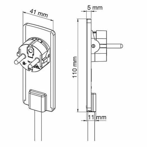 EVOline PLUG Hochvolt-Stecker, Kupplung, weiß