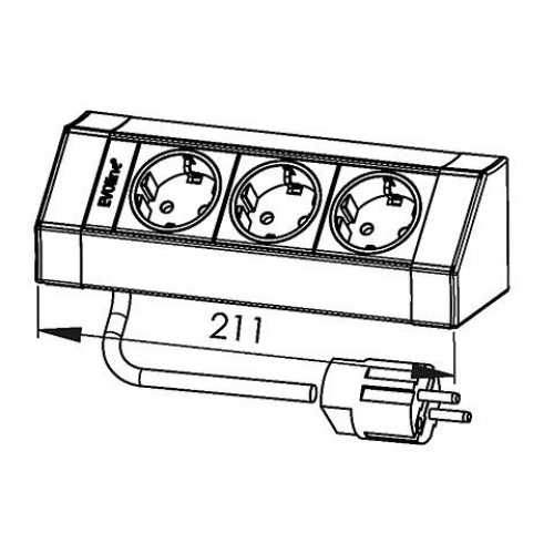 EVOline V-Dock Steckdoseneinheit