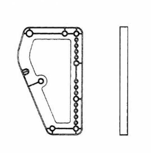 Distanzstück 20 mm für Kleiderlift Tandem 12-20