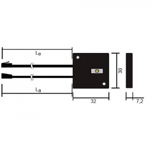 Emotion Steuerung Touch Eckig 12 V/ 24 V - 30 W