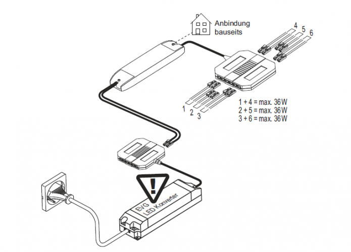 LED-Optotronic OTI Dali Dimmschalter, 12V, 60W