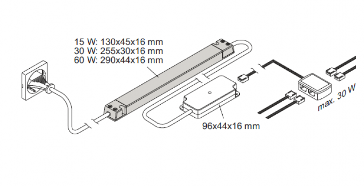 LED RGB Steuerung 24 V / 15 W