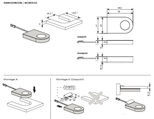 Einbauleuchte Woodpoint Emotion