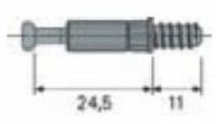 Twister Einschraubdübel DU 262 Bohr-Ø 5 mm, VPE 20