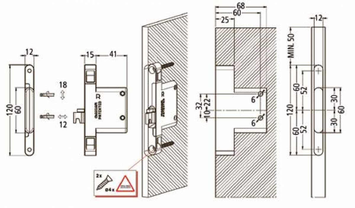 Wangen Aufhängebeschlag WAB 821.12, rechts