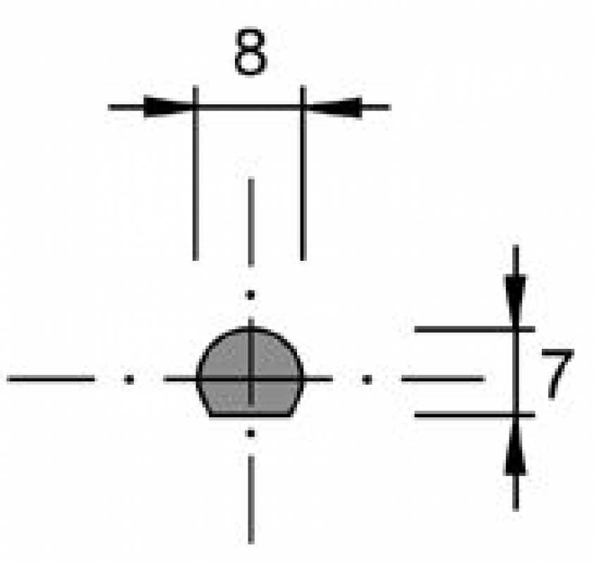 Profilstange, L: 1500 mm