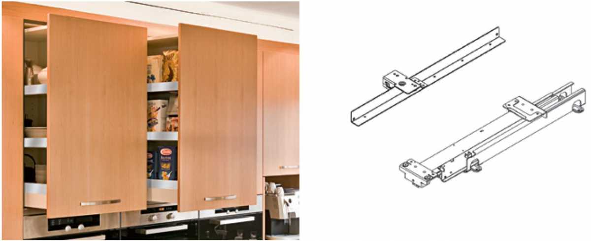 EKU Forte Hochschrankauszug, Auszugslänge 480 mm