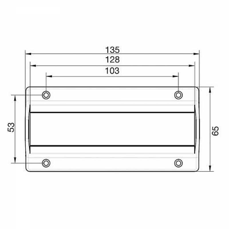 Kabelklemme, L: 135 mm, 7 Schlaufen, grau