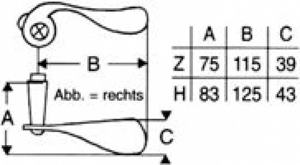 HT-Lochteil 8 mm links