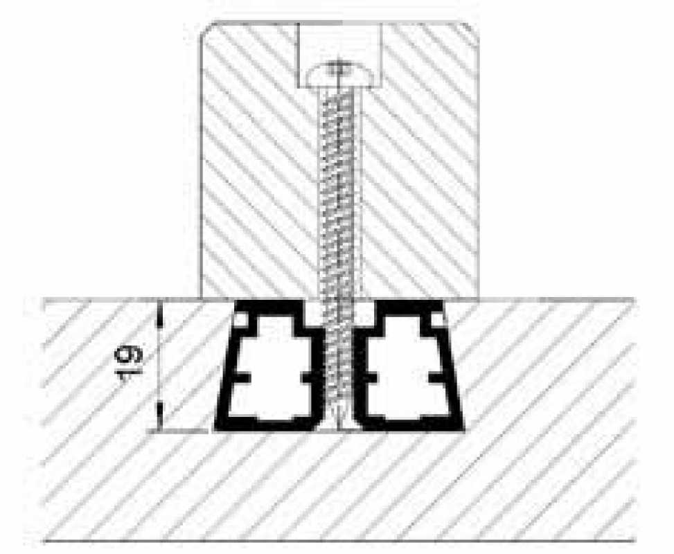 Gratleiste 1070 mm für Holzleiste