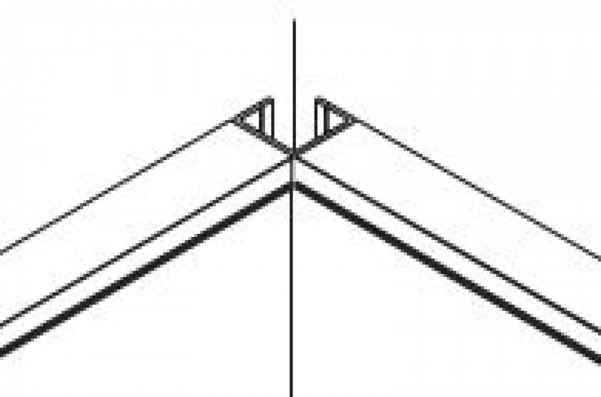 Eckprofil zu Nischensystem 4-18, L: 4100 mm