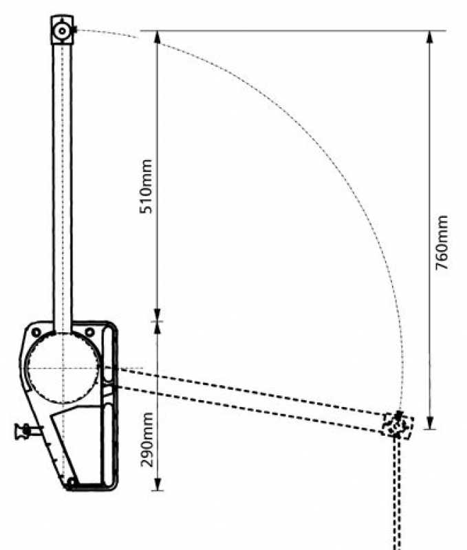 Distanzstück 20 mm für Kleiderlift Tandem 12-20