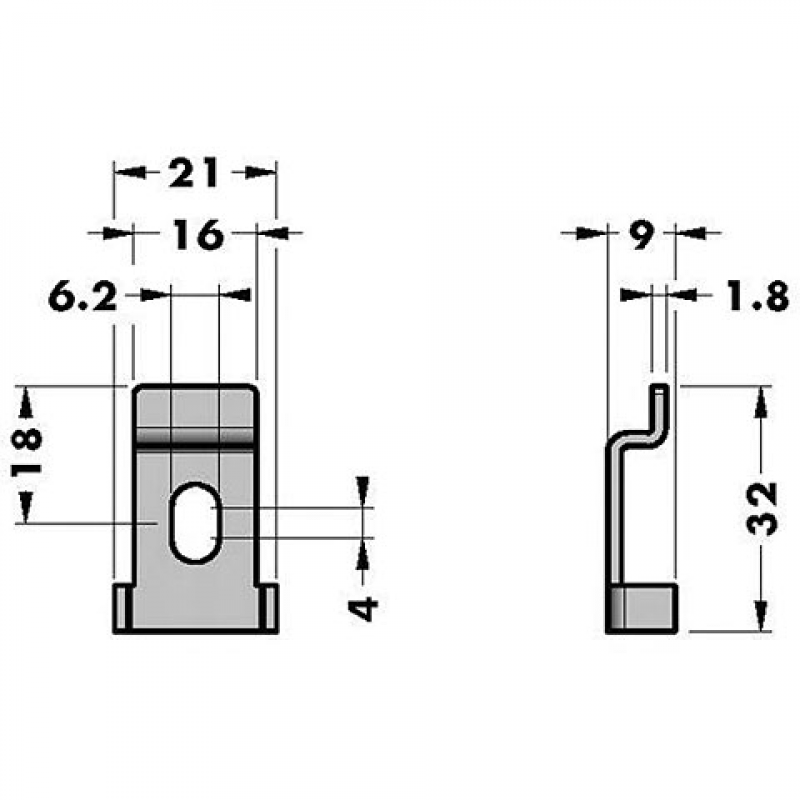 Aufhängeschiene zu SAH 814.35