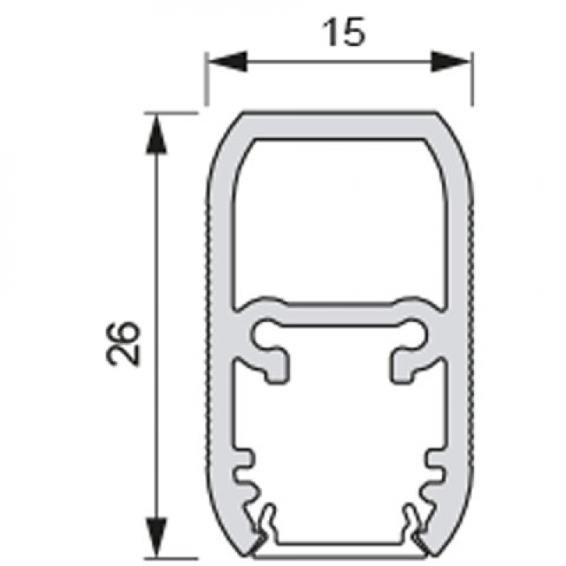 LED Leuchtenprofil Free, 2100 mm