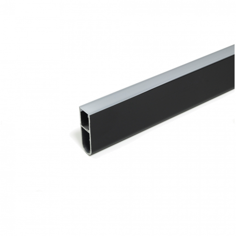 LED Leuchtenprofil Free Anbau 12x35,5 Alu schwarz L: 3000 mm, 2000511