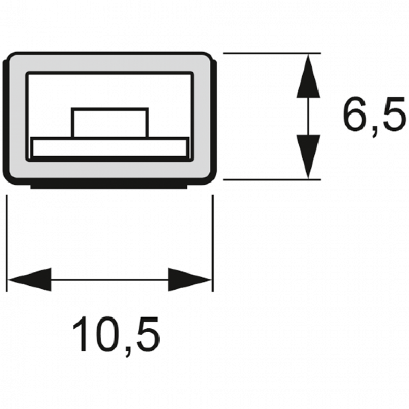 LED Leuchtenprofil Neo 10,6x6,3 mm opal 3-seitig Alu gesiegelt L:1800 mm VPE 10 Stück