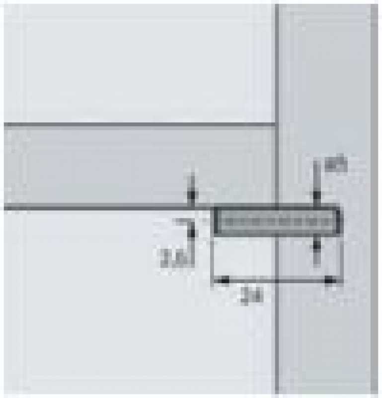 Steckbodenträger 5 x 24 mm chromatiert, VPE 100